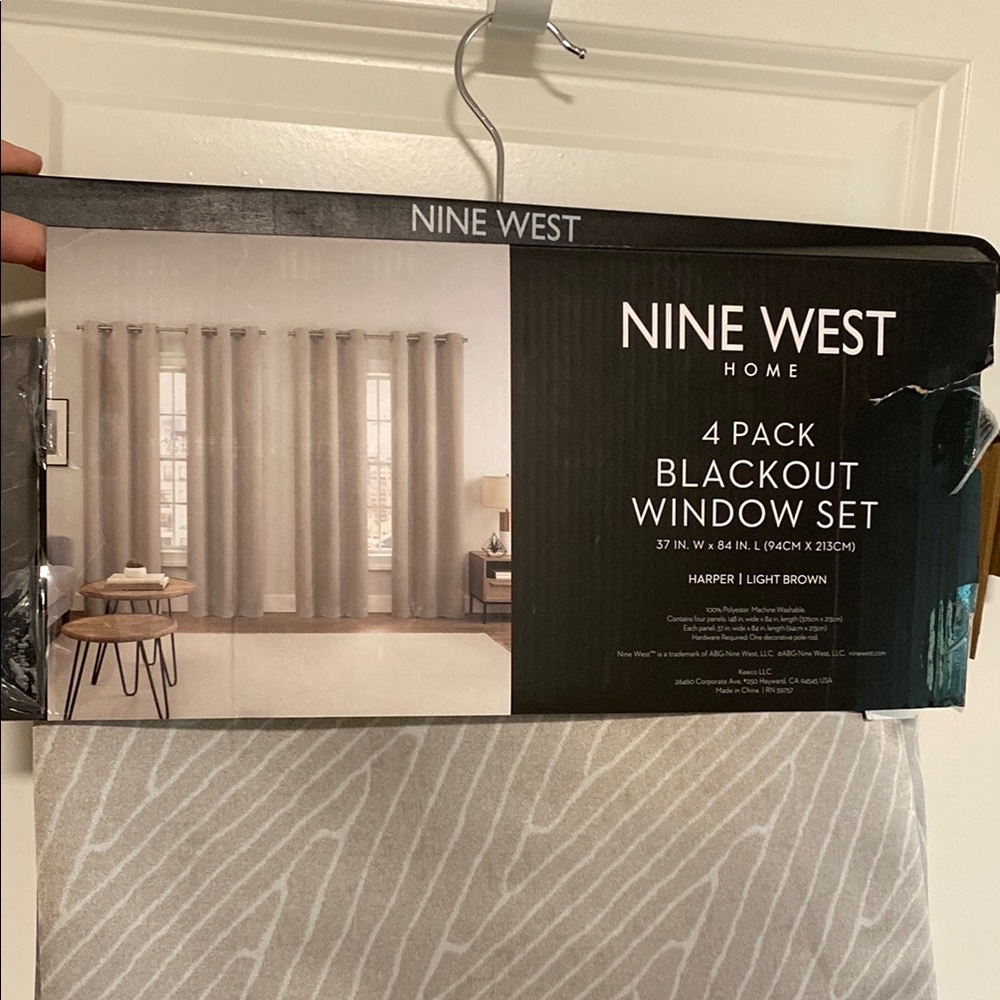 Nine West Blackout Curtains 2-Pack